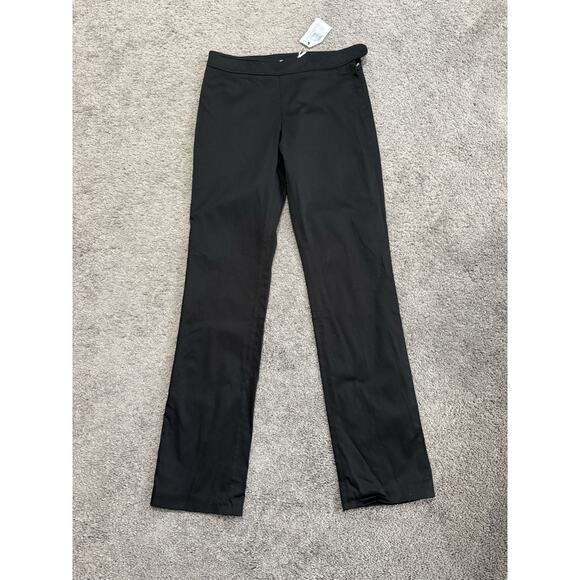 Black Max Studio Women’s Pants Size 4 Work Career Side Zip NWT - Picture 1 of 9
